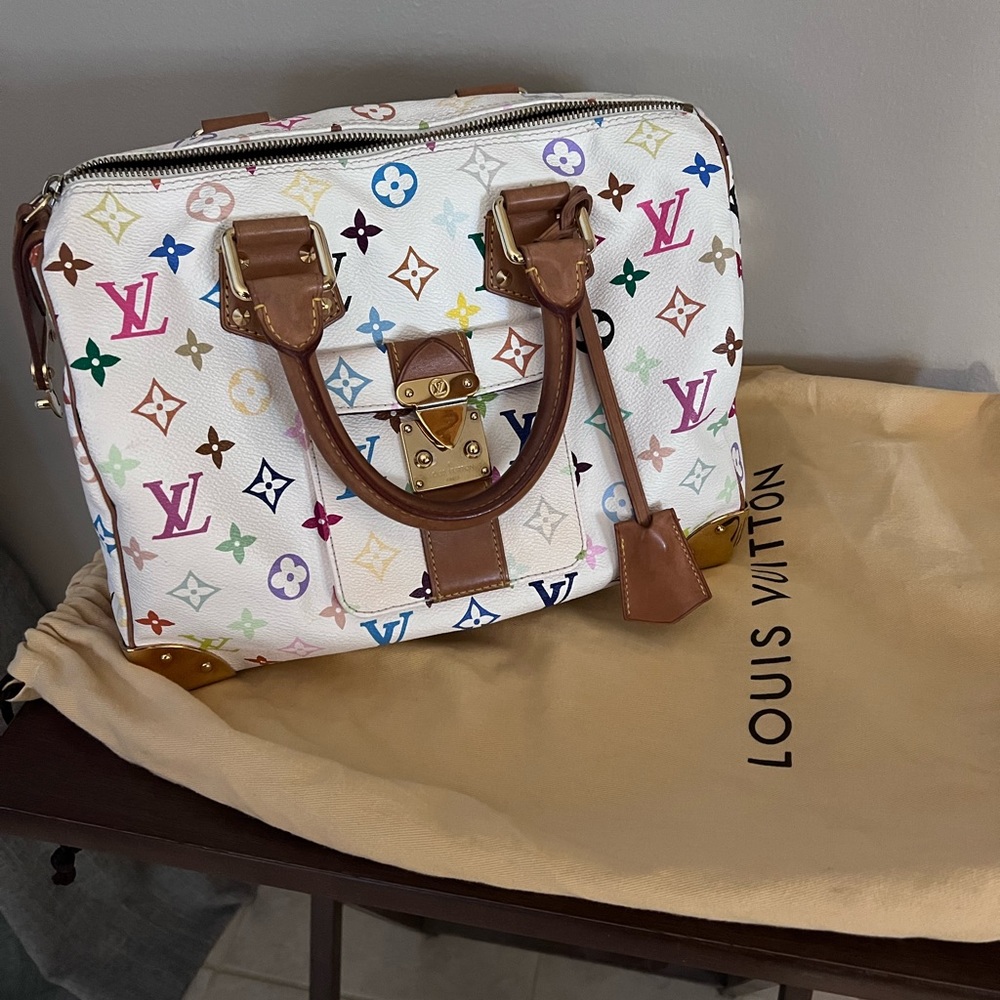 Authentic Multi Colored Louis Vuitton Speedy. Com… - image 6
